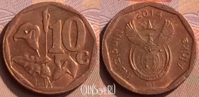 ЮАР 10 центов 2014 года, 450-021