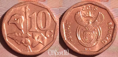 ЮАР 10 центов 2015 года, 051i-156