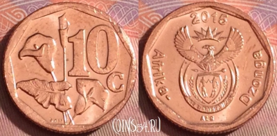 ЮАР 10 центов 2015 года, 237k-054