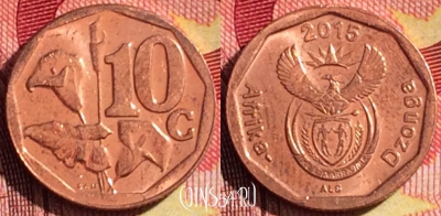 ЮАР 10 центов 2015 года, 264i-005