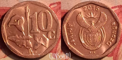 ЮАР 10 центов 2015 года, 404-107