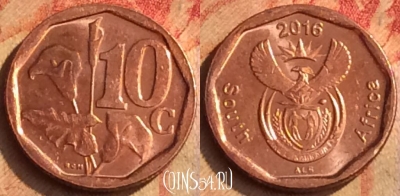 ЮАР 10 центов 2016 года, 214o-044