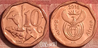 ЮАР 10 центов 2016 года, 320k-106