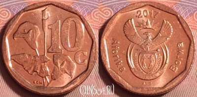 ЮАР 10 центов 2017 года, 225k-073