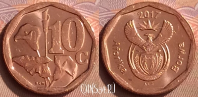 ЮАР 10 центов 2017 года, 450-114