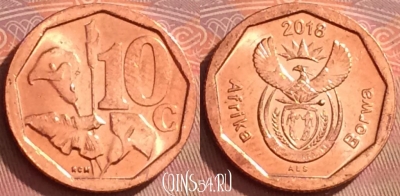 ЮАР 10 центов 2018 года, 292l-072
