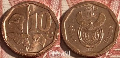 ЮАР 10 центов 2018 года, 341r-035