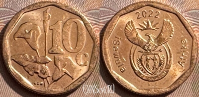 ЮАР 10 центов 2022 года, 306s-143