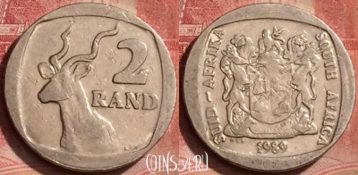 ЮАР 2 ранда 1989 года, KM# 139, 062l-061