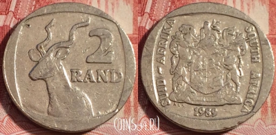 ЮАР 2 ранда 1989 года, KM# 139, 259-127