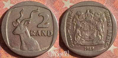 ЮАР 2 ранда 1989 года, KM# 139, 378-135