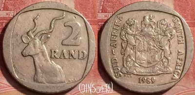 ЮАР 2 ранда 1989 года, KM# 139, 394-055
