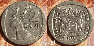 ЮАР 2 ранда 1989 года, KM# 139, 464q-581