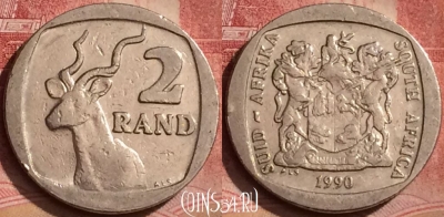 ЮАР 2 ранда 1990 года, KM# 139, 065l-061