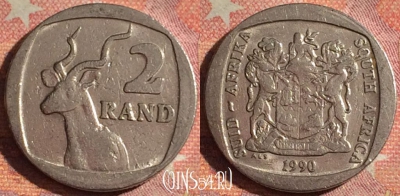 ЮАР 2 ранда 1990 года, KM# 139, 115i-033