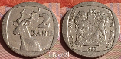 ЮАР 2 ранда 1990 года, KM# 139, 155c-013