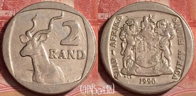 ЮАР 2 ранда 1990 года, KM# 139, 390-141