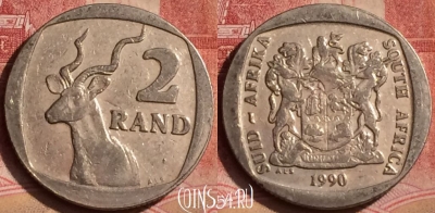 ЮАР 2 ранда 1990 года, KM# 139, 395-084