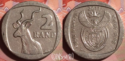 ЮАР 2 ранда 2011 года, KM# 505, 135g-050