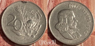 ЮАР 20 центов 1965 г., SOUTH AFRICA, KM# 69.1, 417p-058