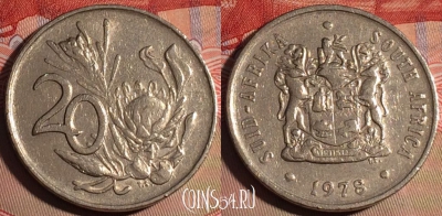 ЮАР 20 центов 1978 года, KM# 86, 214a-066