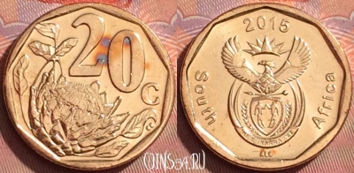 ЮАР 20 центов 2015 года, 206l-092