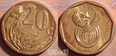 ЮАР 20 центов 2015 года, 340i-071