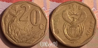 ЮАР 20 центов 2015 года, 447-128