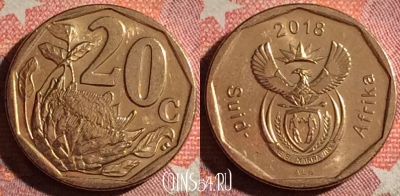 ЮАР 20 центов 2018 года, 368-086