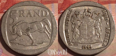 ЮАР 5 рандов 1995 года, KM# 140, 141b-105