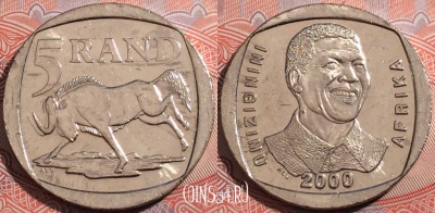 ЮАР 5 рандов 2000 года, KM# 230, b080-018