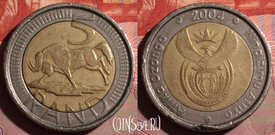 ЮАР 5 рандов 2004 года, KM# 281, 162f-034