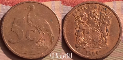 ЮАР 5 центов 1998 года, KM# 160, 443-097