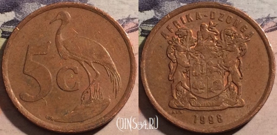 ЮАР 5 центов 1998 года, KM# 160, a066-014