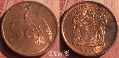 ЮАР 5 центов 1999 года, KM# 160, 402n-006