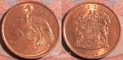 ЮАР 5 центов 1999 года, KM# 160, a146-047