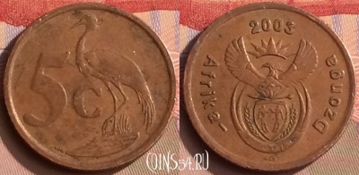 ЮАР 5 центов 2003 года, KM# 324, 447-134