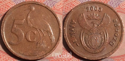 ЮАР 5 центов 2003 года, KM# 324, a146-049