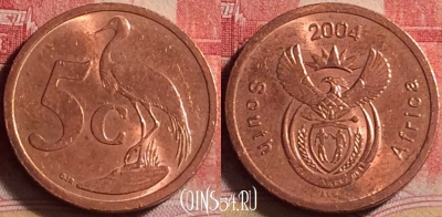 ЮАР 5 центов 2004 года, KM# 325, 218j-066
