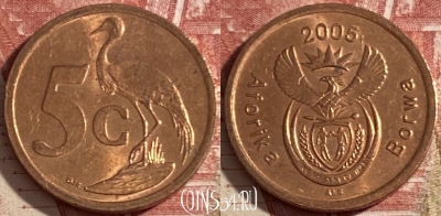 ЮАР 5 центов 2005 года, KM# 291, 474r-009