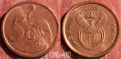 ЮАР 5 центов 2009 года, KM# 464, 439-081