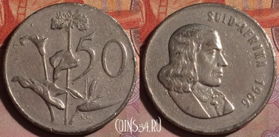 ЮАР 50 центов 1966 года, SUID-AFRIKA, KM# 70.2, 234b-126