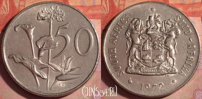 ЮАР 50 центов 1972 года, KM# 87, 048i-038