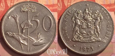ЮАР 50 центов 1973 года, KM# 87, 071o-024