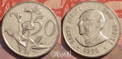 ЮАР 50 центов 1979 года, KM# 103, 148c-065