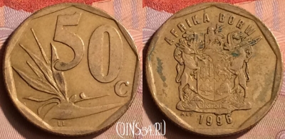ЮАР 50 центов 1996 года, KM# 163, 419-099