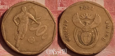 ЮАР 50 центов 2002 года, KM# 287, 068l-069