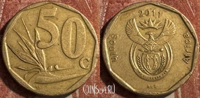 ЮАР 50 центов 2011 года, KM# 503, 471s-099