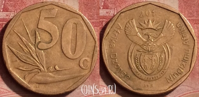 ЮАР 50 центов 2012 года, KM# 554, 067l-028