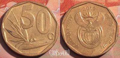 ЮАР 50 центов 2012 года, KM# 554, 265a-080